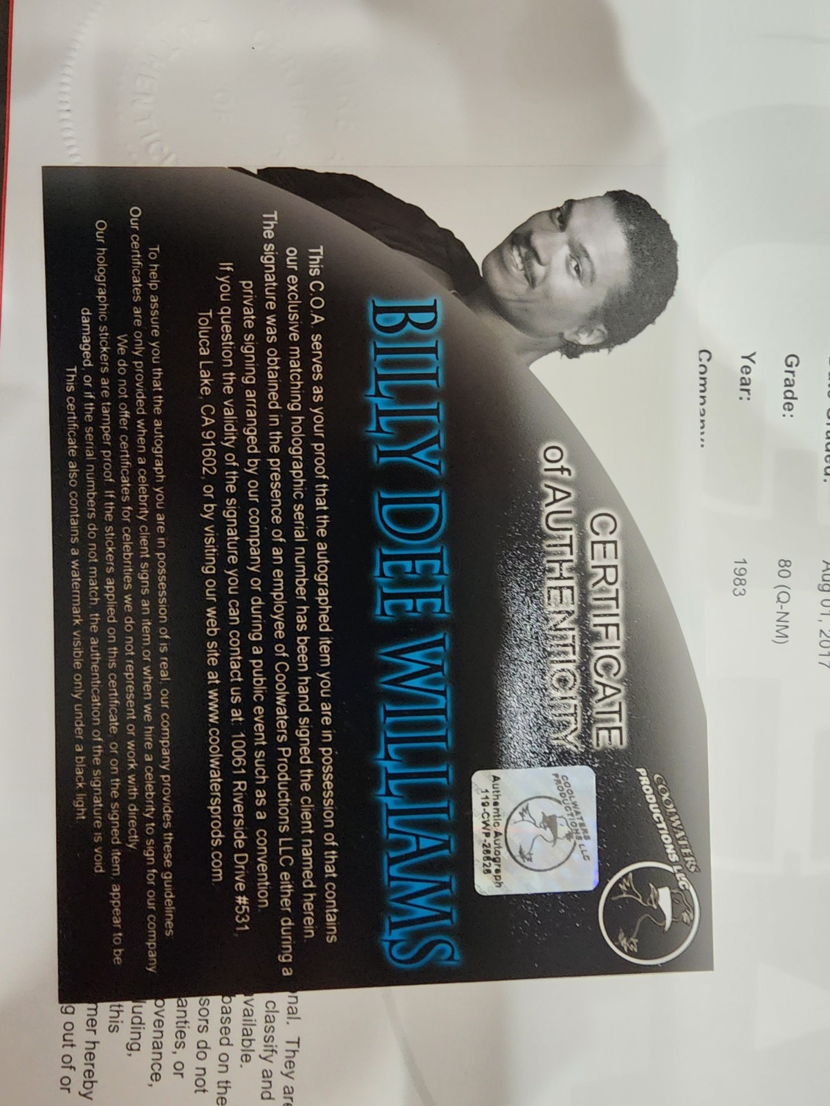 Lando Calrissian (Skiff Guard Disguise) sold