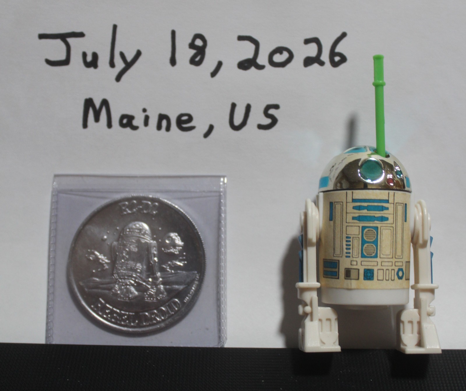 R2-D2 (Artoo-Detoo) with pop-up Lightsaber sold