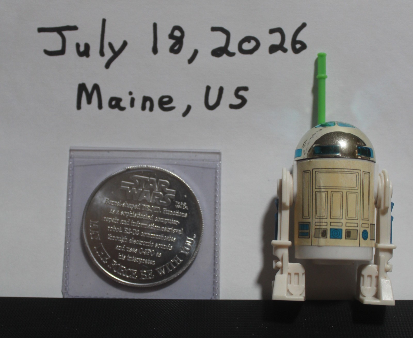 R2-D2 (Artoo-Detoo) with pop-up Lightsaber sold