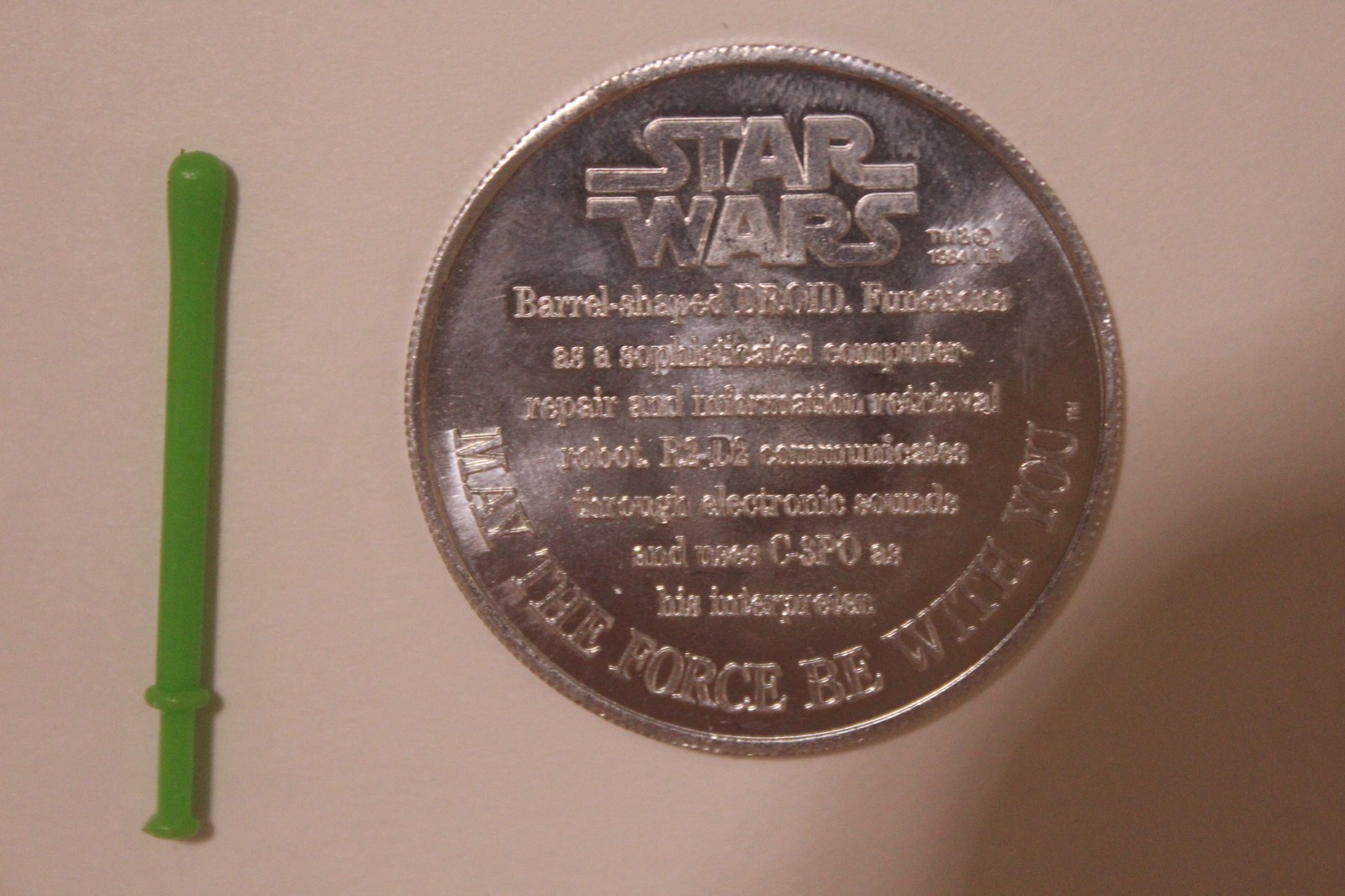 R2-D2 (Artoo-Detoo) with pop-up Lightsaber sold