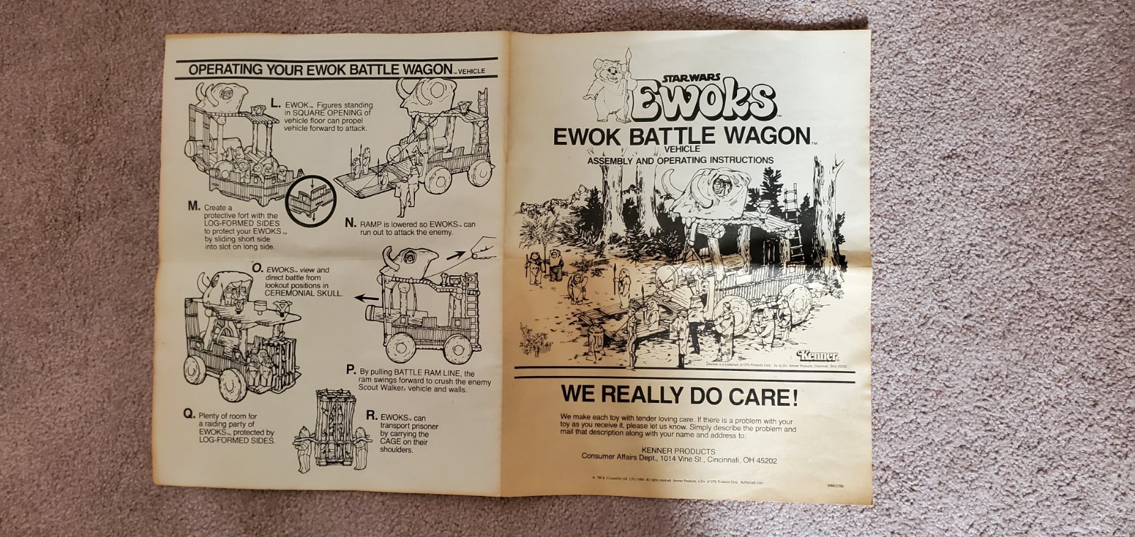 Ewok Battle Wagon sold