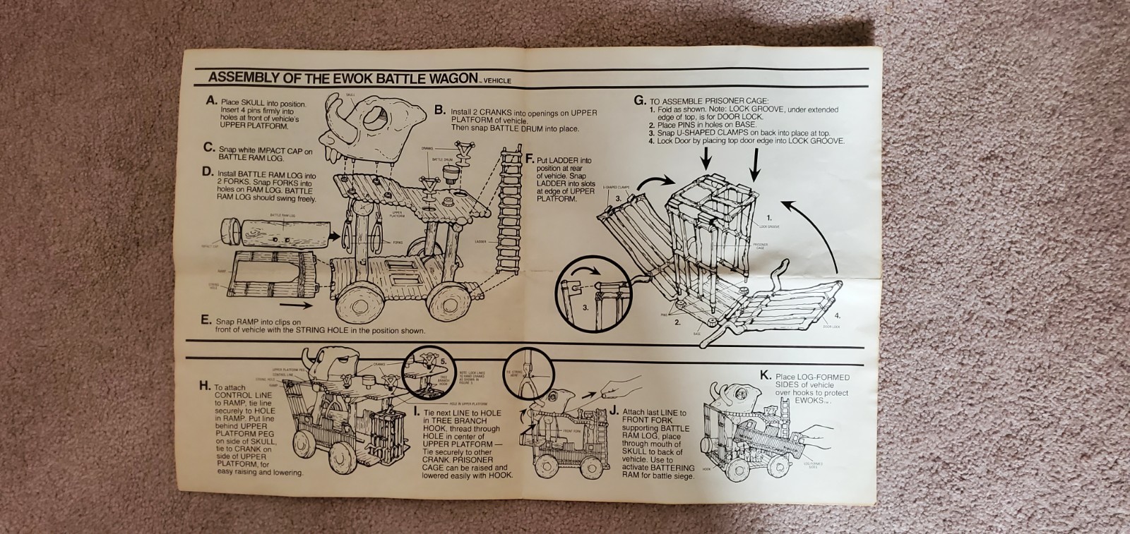 Ewok Battle Wagon sold
