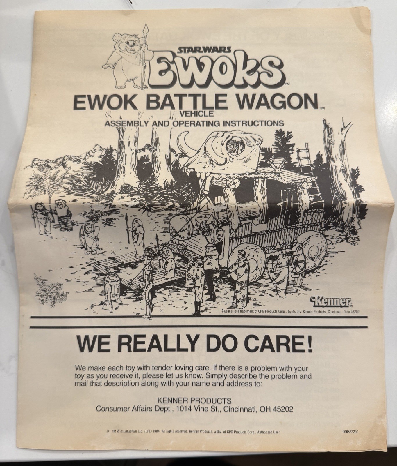 Ewok Battle Wagon sold