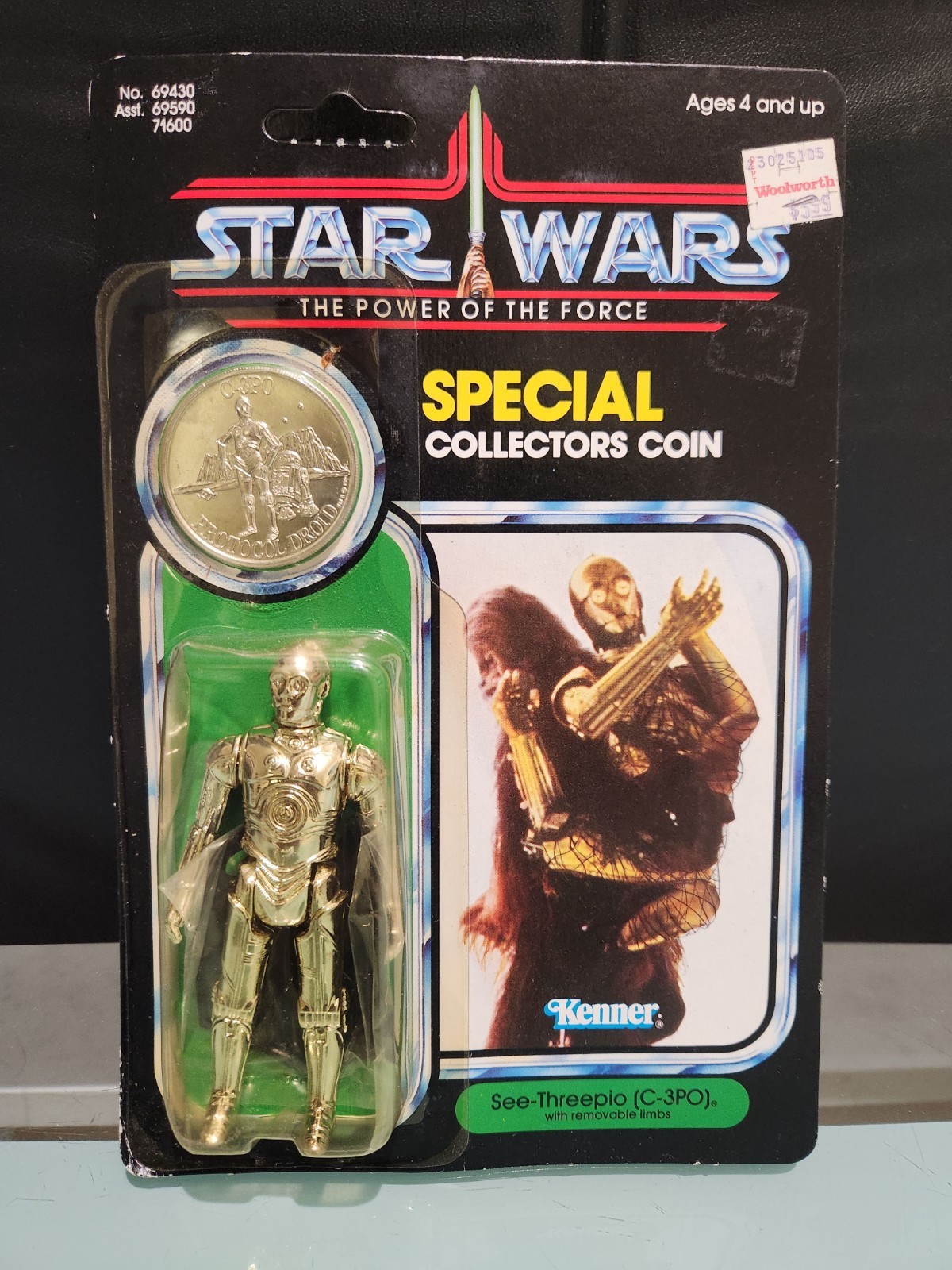 C-3PO (See-Threepio)  with removable limbs sold