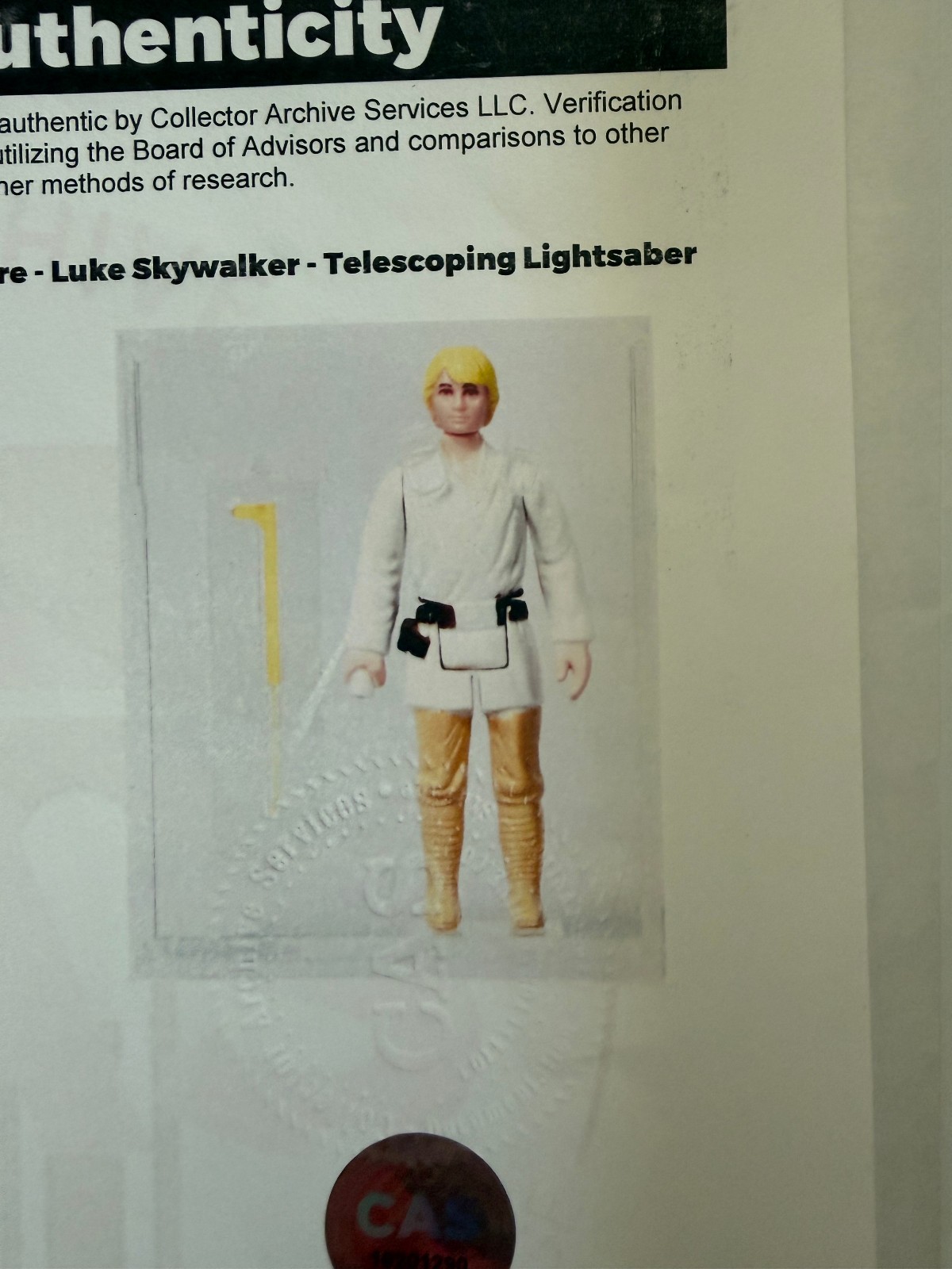 Luke Skywalker sold